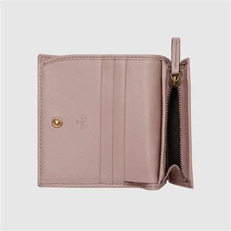 GG Marmont wallet in dusty pink 